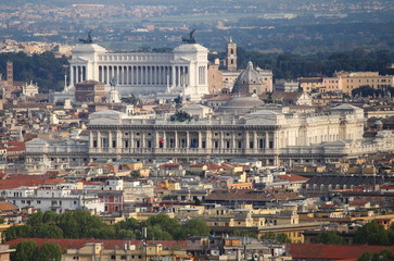 Panorama of Rome, Italy