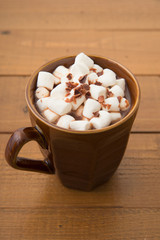 マシュマロを浮かべたココア