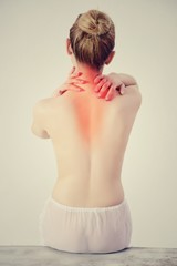 Obraz premium kobieta ból pleców