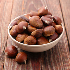 raw chestnut