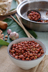 Vietnamese snack food, roasted peanut