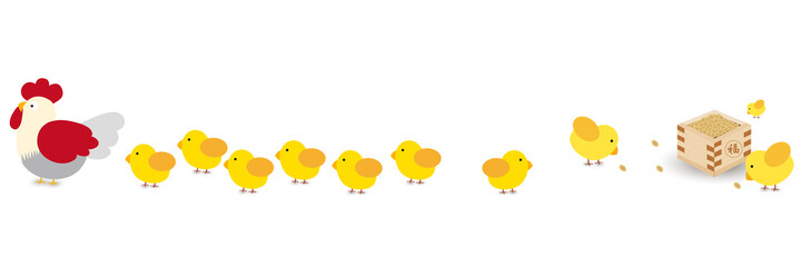 酉　鶏　年賀状　背景 © J BOY