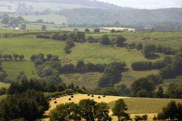 black mountains brecon beacons national park wales uk