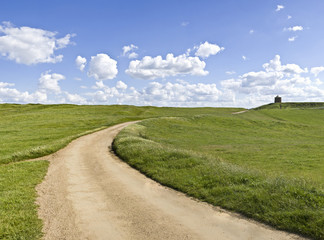 warwickshire countryside burton dassett hills landscape england