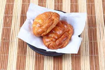 Home made ,Crispy fresh margarine croissant.
