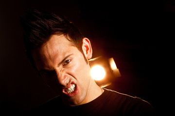 Hip young man with a mohawk.