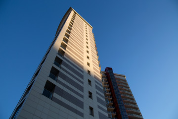 Fototapeta premium GENOA, ITALY, 30 OCTOBER 2016 - Buildings named 