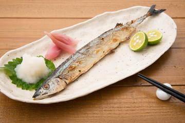 さんまの塩焼き