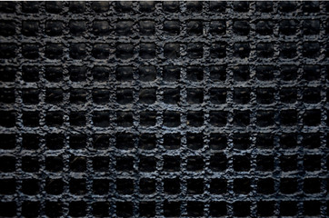 Gleichmässiges schwarzes Gitter als Hintergrund