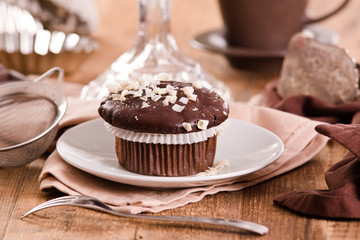 Chocolate muffin.