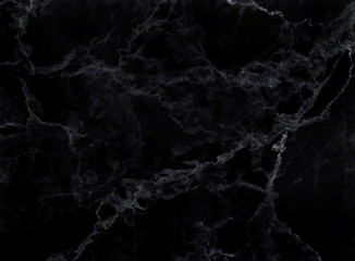Obraz na płótnie Canvas Black marble patterned texture background. marble of Thailand, abstract natural marble black and white for design.
