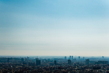 Fototapeta na wymiar Barcelona cityscape skyline in Barcelona, Catalonia, Spain