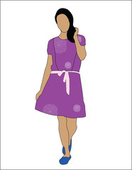 beautiful girl fashion clothing