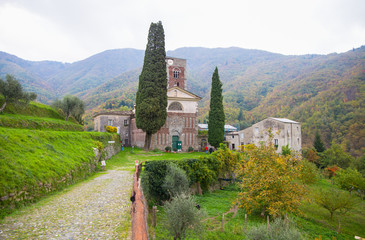 Old church in the village in autumn/ Italy/ sanctuary/religion/ holy/faithful