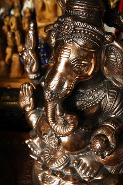 Bronze Elephant God, Ganesh.