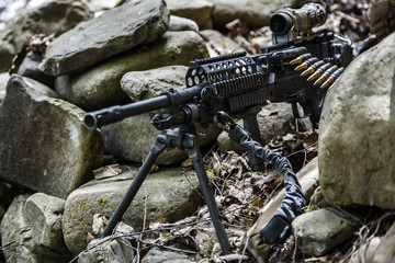 army ranger machine gunner