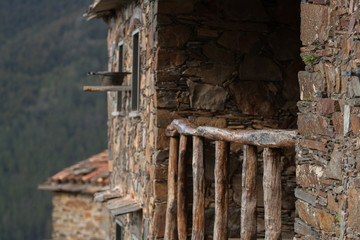 Typical schist homes in Portugal
