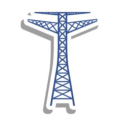 energy tower icon image vector illustration design 