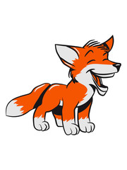 Obraz premium Fox laugh sweetly