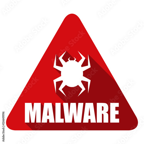 "Malware Attention Hazard sign" Immagini e vettoriali Royalty Free su