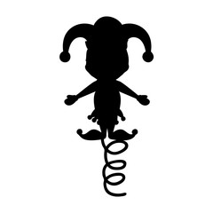 jack in the box icon image vector illustration design 