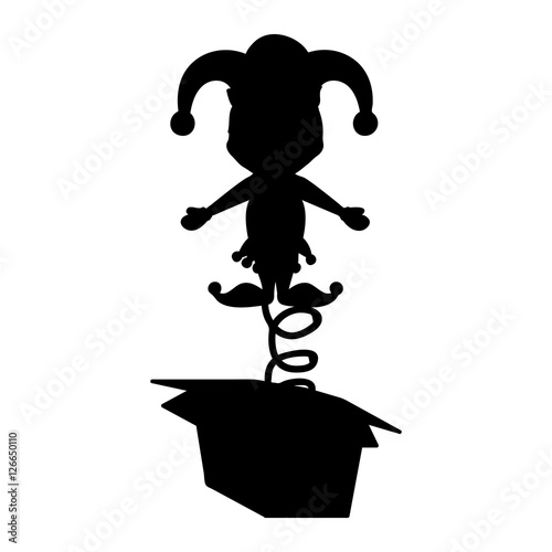"jack in the box icon image vector illustration design " Stock image