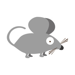 mouse cartoon animal icon image vector illustration design 