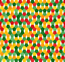 Pentagon pattern. Seamless vector