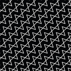 Abstract geometric black and white graphic design print pattern