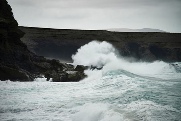 Ajuy, schwarzer Strand