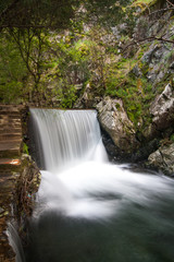 Beautiful waterfall in Lousa