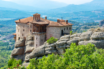 Fototapeta na wymiar Roussanou Monastery. Meteora, Greece
