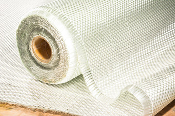 white glass fiber composite raw material background