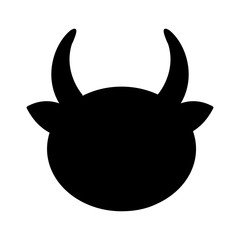 bull animal cartoon icon image vector illustration design 