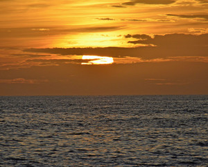 sunset on the Gulf