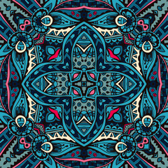 seamless vector doodle Geometric print