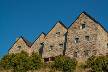 Typical schist homes in Portugal