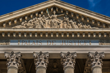 Fototapeta premium Court house, or Palais de Justice (1846). Nimes, France.