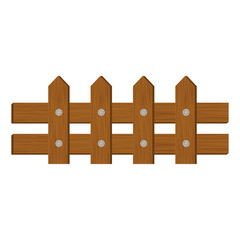 wooden fence icon image vector illustration design 