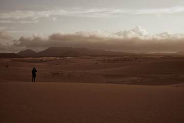 Fuerteventura Wüste Corralejo
