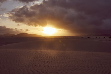 Fuerteventura Wüste Corralejo