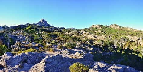 Obraz premium mountain on Corsica island