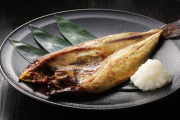ほっけの焼き魚　Hokke grilled fish