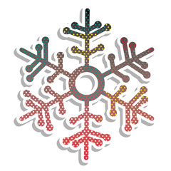 snowflake creative icon image vector illustration design 