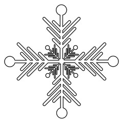 creative snowflake icon image vector illustration design 