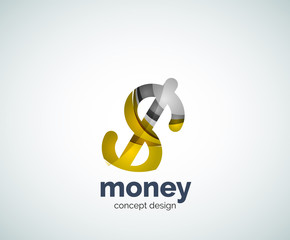 Vector dollar logo template