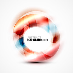 Vector abstract blurred swirl