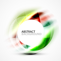 Modern shiny blurred swirl template