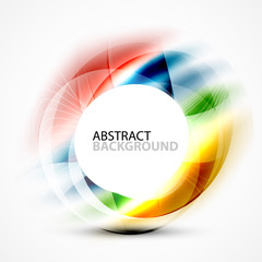 Modern shiny blurred swirl template