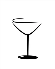 Rolgordijnen cocktail glass © Lyudmyla